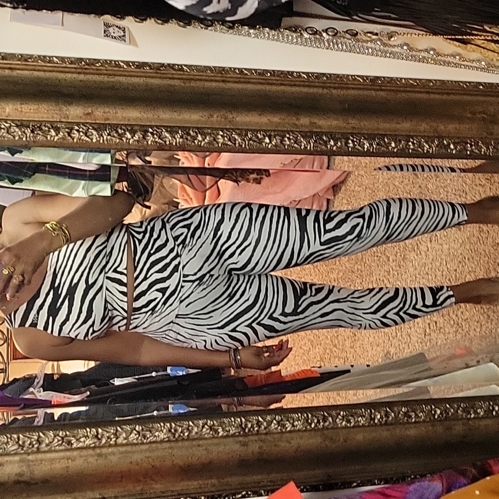 💥 NWOT Beautiful Zebra Print Set 💥 - Picture 14 of 17